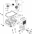 Page K Diagram and Parts List for CV745-0007  Kohler Engine