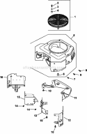 Page B Diagram and Parts List for CV745-0005  Kohler Engine