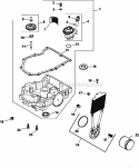 Page K Diagram and Parts List for CV740-3124  Kohler Engine