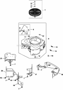 Page B Diagram and Parts List for CV750-0012  Kohler Engine