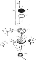 Page J Diagram and Parts List for CV750-0021  Kohler Engine