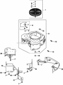 Page C Diagram and Parts List for CV750-0013  Kohler Engine