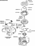Page J Diagram and Parts List for CV960-2002  Kohler Engine