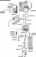 Page H Diagram and Parts List for CV940-0010  Kohler Engine