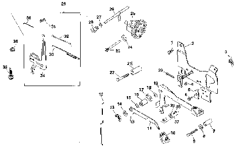 Governor - group 17 Diagram and Parts List for M8ST-301549  Kohler Engine