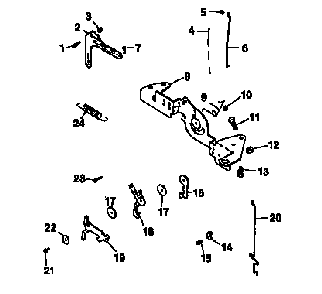 Engine controls Diagram and Parts List for CV18S-61544  Kohler Engine