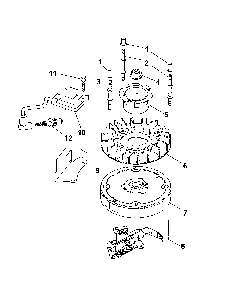 Ignition/electrical Diagram and Parts List for XT149-3311-ED  Kohler Engine