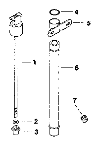 Dipstick - group 10 Diagram and Parts List for MV16QS-56516  Kohler Engine