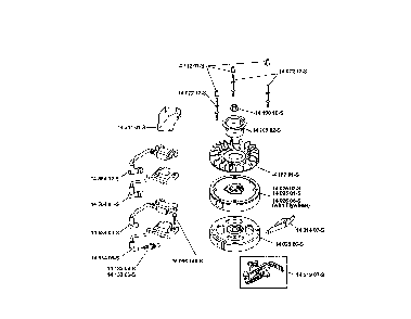 Ignition/electrical Diagram and Parts List for XT149-0217-ED  Kohler Engine