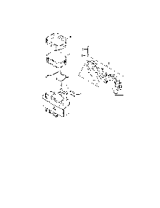 Air filter/intake manifold Diagram and Parts List for 752KSV7119  Kohler Engine