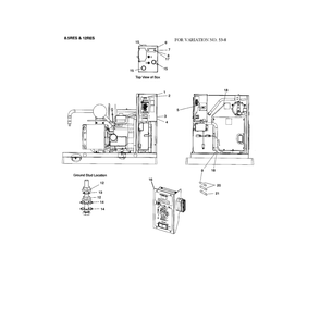Controller And Mounting 2 Diagram and Parts List for 85-12RES  Kohler Generator