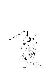 Engine controls Diagram and Parts List for XT173-0084-ED  Kohler Engine