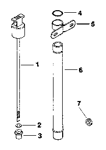 Dipstick - group 10 Diagram and Parts List for MV20S-57514  Kohler Engine
