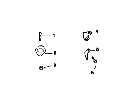Exhaust Diagram and Parts List for CV15S-41565  Kohler Engine