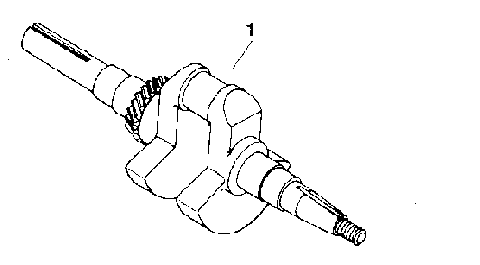 Crankshaft - group 8 Diagram and Parts List for M8ST-301549  Kohler Engine