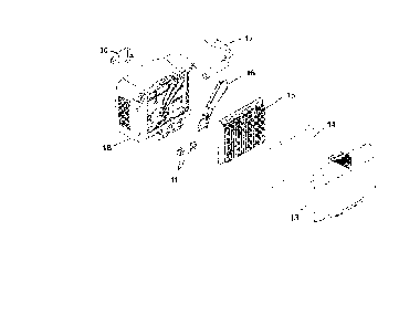 Air intake/filtration Diagram and Parts List for XT650-2031  Kohler Engine