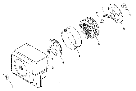 Air intake - group 1 Diagram and Parts List for M8ST-301549  Kohler Engine