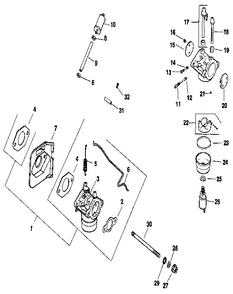 Fuel System Diagram and Parts List for CV14S-PS1452  Kohler Engine