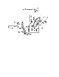 Engine controls Diagram and Parts List for CV15S-PS41526  Kohler Engine