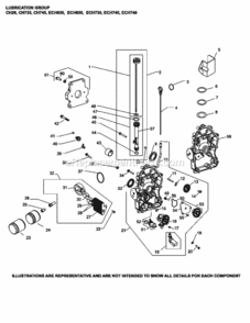 Lubrication_Group_3-24-878_Ech630-749 Diagram and Parts List for ECH630-3004  Kohler Engine