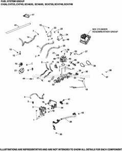 Fuel_System_Group_8-24-797_Ech630-749 Diagram and Parts List for ECH630-3004  Kohler Engine