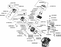Page F Diagram and Parts List for ECH680-3013  Kohler Engine
