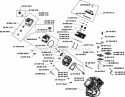 Page F Diagram and Parts List for ECH749-3005  Kohler Engine