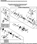 Page M Diagram and Parts List for CH740-0058  Kohler Engine