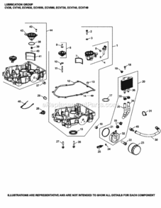 Lubrication_Group_3-24-925_Ecv630-749 Diagram and Parts List for ECV630-3012  Kohler Engine