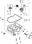 Part Location Diagram of 2419930-S Kohler Kit, Oil Pan Assembly