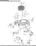 Page B Diagram and Parts List for ECV740-3019  Kohler Engine