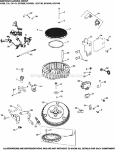 IgnitionCharging_Group_5-24-1420_Ecv630-749 Diagram and Parts List for ECV740-3023  Kohler Engine