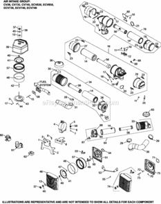 Part Location Diagram of 6209638-S Kohler Cover: Air Filter W/o Logo