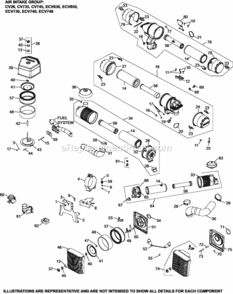 Air_Intake_Group_10-24-515_Ecv630-749 Diagram and Parts List for ECV740-3032  Kohler Engine