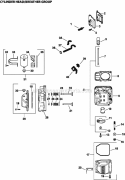 Page F Diagram and Parts List for ECV730-3017  Kohler Engine