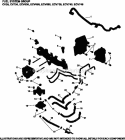 Part Location Diagram of 2511171-S Kohler Hose, Fuel Low Perm