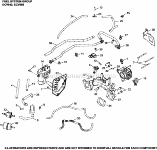 Fuel_System_Group_8-62-31_Ecv940-980 Diagram and Parts List for ECV940-2013  Kohler Engine
