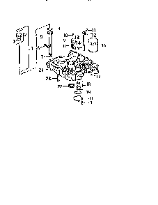 Oil pan/lubrication Diagram and Parts List for CV15S-41526  Kohler Engine