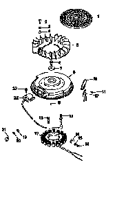 Ignition/electrical Diagram and Parts List for CV18S-61554  Kohler Engine