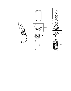 Electric starter Diagram and Parts List for MV18-PS58560  Kohler Engine