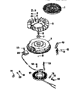 Ignition/electrical Diagram and Parts List for CV18S-61555  Kohler Engine