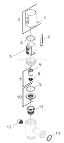 Page A Diagram and Parts List for K-10959  Kohler 