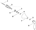 Page A Diagram and Parts List for K-T10303-4F  Kohler 