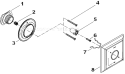 Page B Diagram and Parts List for K-T10423-3S  Kohler 