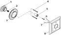 Page B Diagram and Parts List for K-T10423-4S  Kohler 