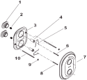 Page B Diagram and Parts List for K-T10594-4  Kohler 