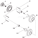 Page B Diagram and Parts List for K-T10595-4  Kohler Thermostat Parts