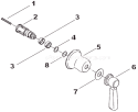 Page A Diagram and Parts List for K-T10596-4  Kohler 
