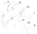 Page M Diagram and Parts List for K141-29161  Kohler Engine