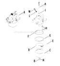 Page F Diagram and Parts List for K141-29161  Kohler Engine